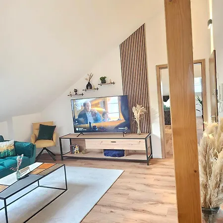 Apartamento Design-penthouse I 90qm I Europapark 20 Min I Boxspring I Nespresso I Parkplatz